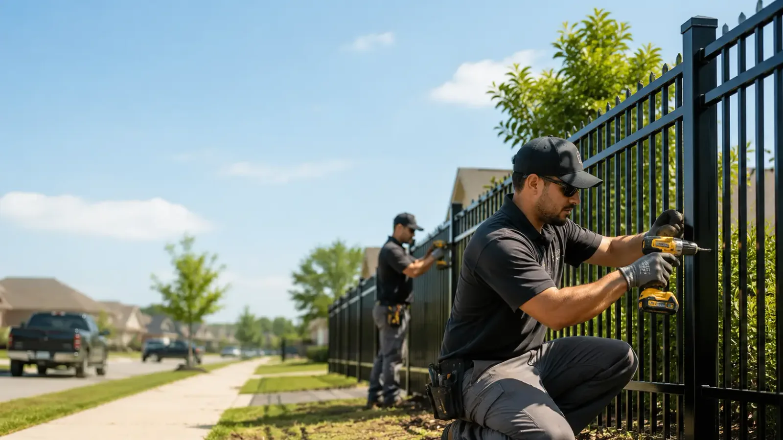 Metal Fence Installation in West Lebanon, IN